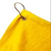 101 BEACH Personalized Cotton Bowling Towel with Embroidered Name with Clip (Gold - Embroidered Name) view 3