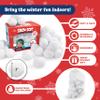 Narwhal Novelties 50 Pack Fun Fake Snowball for Kids 2 Inches - Artificial Snowballs Bulk for Indoor and Outdoor - Snow Ball for Decorations, Winter Toy Games Fights - Fun Christmas Party Activities view 3