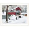 Trendy Decor 4U BJ1054XGP-226G Crisp Winter Evening Wall Art By Billy Jacobs - Classic Landscape 21" H x 27" W view 1