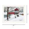 Trendy Decor 4U BJ1054XGP-226G Crisp Winter Evening Wall Art By Billy Jacobs - Classic Landscape 21" H x 27" W view 2