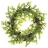 SilksAreForever 36" Artificial Norway Spruce & Pinecone Wreath -Green/Brown view 1