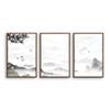 SIGNWIN 3 Piece Framed Canvas Wall Art Zen Canvas Prints Home Artwork Decoration for Living Room,Bedroom - 16"x24"x3 Panels view 1