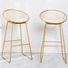 Barstools Modern Wrought Iron Bar Chair Counter Height Stool Contemporary Bistro Pub Kitchen Breakfast Chair Ergonomic Backrest - 2 pcs view 4