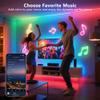 PANGTON VILLA Led Lights for TV LED Backlight,16.4FT RGB Smart LED Strip Lights for 65-75in TV, Bluetooth APP & Remote Control Music Sync & Multi-Scene Modes-USB Powered LED Lights for Bedroom/Gaming view 4
