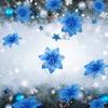 Boao Blue 24 Pieces Poinsettia Flower Christmas Glitter Artificial Poinsettia with Clips Christmas Tree Ornament Decorations for DIY Xmas Wreath Holiday Home Party Decor, 3/4/6 Inches view 4