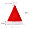 SATINIOR 8 Pieces Christmas Santa Hat Red and White Plush Christmas Hat for Adults Kids view 2