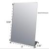 Marketing Holders 4 Pack 8x10 Inch Acrylic Mirror Counter Slanted Back L Shape Vertical Easel Mirrors No Assembly Teens Bathroom Hair Salon Piercing Kiosk Home or Work Desk Makeup Mirrors view 2