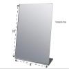 Marketing Holders 4 Pack 8x10 Inch Acrylic Mirror Counter Slanted Back L Shape Vertical Easel Mirrors No Assembly Teens Bathroom Hair Salon Piercing Kiosk Home or Work Desk Makeup Mirrors view 3