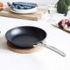 Cristel, Exceliss+ Non-Stick coating Fryingpan with anodized aluminum, 3-Ply construction, Brushed Finish, Dishwasher oven safe, all hobs + induction, Castel'Pro Ultralu collection, 8". view 4