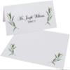 Laurel Wreath and Greenery Corner Place Cards, Set of 150, Pre-cut and Scored - Wedding, Party, Dinner, and Special Events - Made in the USA view 2