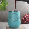 PlaqueMaker Wine Tumbler, Customized Design Options with Funny Sayings and Quotes, Gifts for Wine Lovers, 12 Ounces view 4