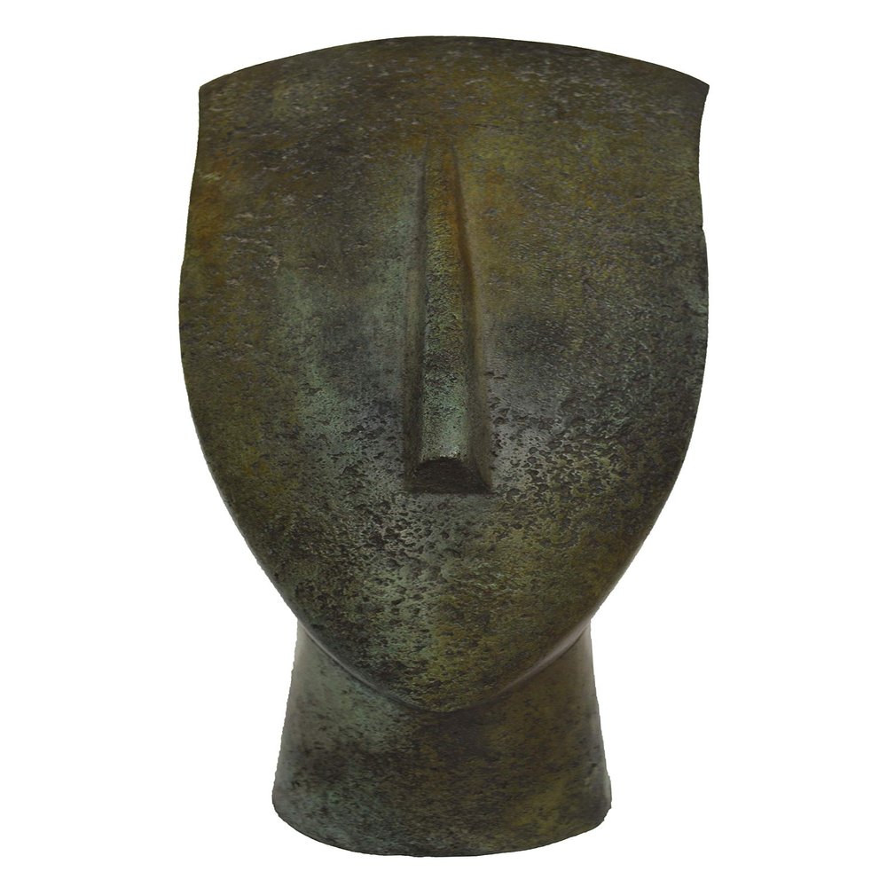 Talos Artifacts Cycladic Bronze Head - Abstract Art - Simplicity - Aegean Culture