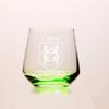 Carter Irish Coat of Arms Green Tumbler Glasses - Set of 4 (Sand Etched) view 1