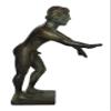 Talos Artifacts Swimmer Art Bronze Sculpture Small Statue - Swimming - Olympian Athlete view 3
