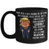 10th Wedding Anniversary for Husband Donald Trump Black Coffee Mug Happily Married Gifts You've Been A Great Husband For 10 Years Funny Gag Gifts From view 1
