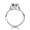 Bansriracha Rings for Women Genuine 925 Sterling Silver Purple Amethyst Ring Classic Gemstone Wedding Silver Birthstone Jewelry (7) view 3