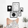 DIYthinker I Want A New Friend Simple Picture Frame Art Prints Paintings Home Wall Decal Gift view 2