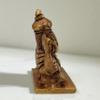 2.5"Inch Ganesha Brass Statue | Hindu God Ganpati Sitting Idol | Brass Dagroo Ganesh Murti | Handmade Decorative Lord Ganesha Figurine for Home Temple, Office, and Spiritual Gift Decor view 3
