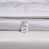 Kathy Ireland Pillowtop Mattress Topper Twin Size, 3-inch Overfilled White Down Feather Mattress Pad 233 Thread Count 100% Cotton Cover Featherbed - 39"x 75" view 3