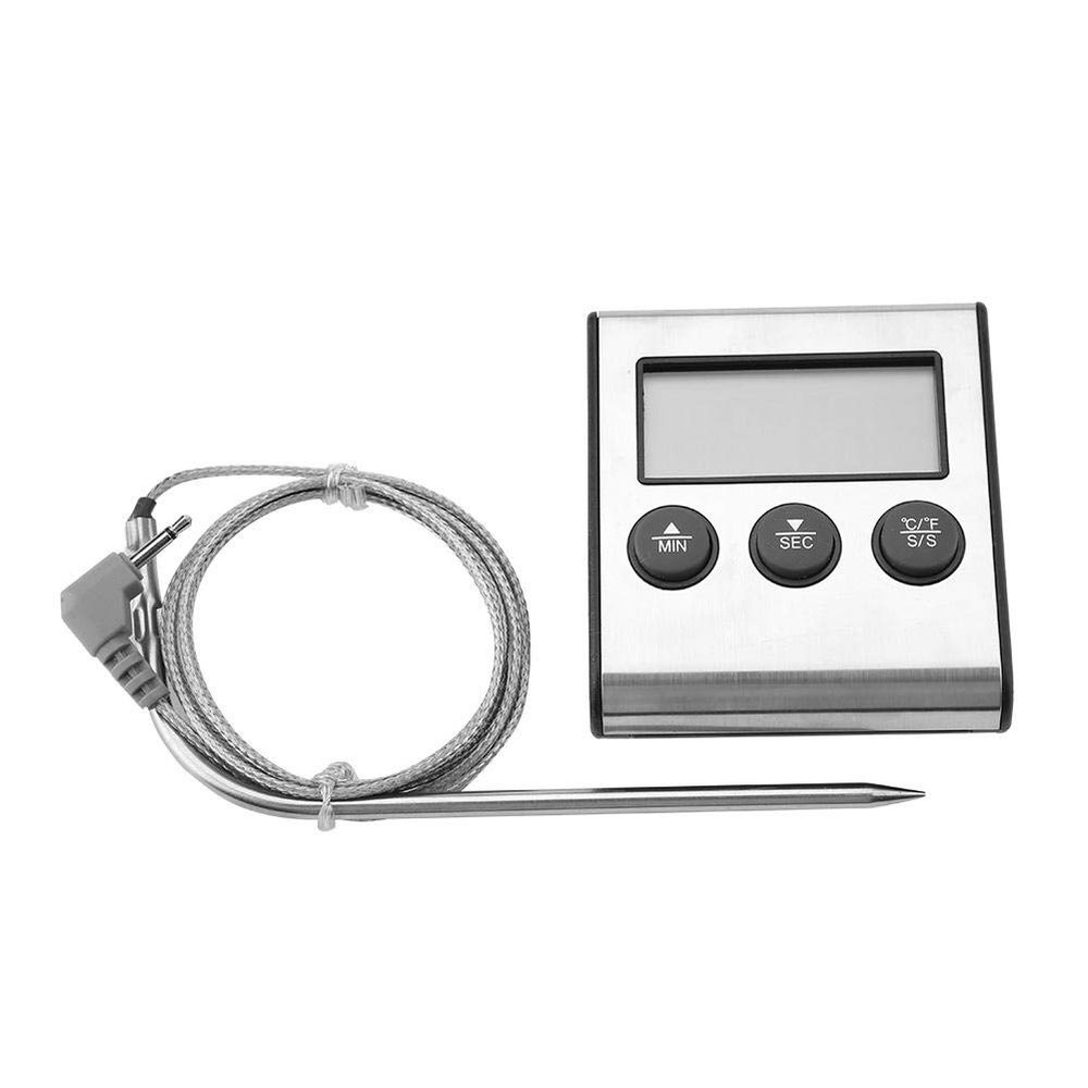 Digital Thermometer, Food Meat Temperature Meter, Read Kitchen Cooking Barbecue Thermometer,with Thermocouple Probe,- 50 ~ 300