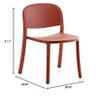 Emeco 1 Inch Reclaimed Chair, Orange view 3