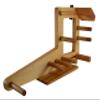 Small Inkle Loom for Belt, Tablet or Card Weaving - Handmade from Maple and Oak view 1