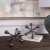 Uttermost 17690 Harlan Objects Black Nickel S/2 view 2