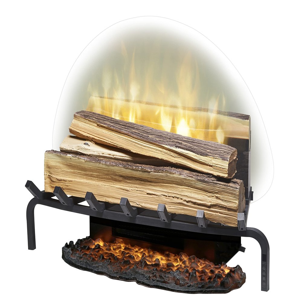 Dimplex Revillusion 25" Plug-In Fresh Cut Log Set (Model: RLG25FC), BTU 5118, 120 Volt, 1500 Watt, Black