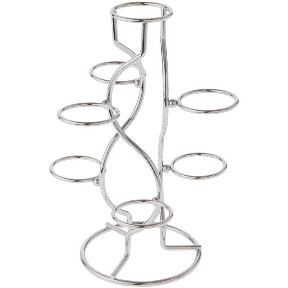 Bard's Silver Egg Stand/Holder, 7 Egg Display, 1.375" Diameter, Pack of 3