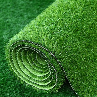 Artificial grass, Outdoor Turf Green Thicken 2cm Lawn Simulation Plastic Plant Balcony Roof Insulation Fake Carpet (Size : 2x4m)