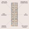JONATHAN Y Scroll Trellis Indoor Outdoor Runner Rug 2X8 Cream/Blue/Red, Atrani for Backyard, Patio, Porch, Easy-Cleaning, High Traffic, Pet-Friendly, Non-Shedding (AMC110A-28) view 2
