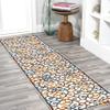 JONATHAN Y Scroll Trellis Indoor Outdoor Runner Rug 2X8 Cream/Blue/Red, Atrani for Backyard, Patio, Porch, Easy-Cleaning, High Traffic, Pet-Friendly, Non-Shedding (AMC110A-28) view 3