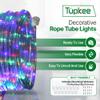 Tupkee LED Rope Light Multi-Color - for Indoor and Outdoor use, 24 Feet (7.3 m) - 10MM Diameter - 144 LED Long Life Bulbs Rope Tube Lights - Pack of 2 view 2