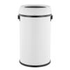 happimess HPM1015B 17.2-Gallon White Open-Top Trash Can with Soft-Close Lid, Modern, Minimalistic, Fingerprint Proof for Home, Kitchen, Laundry Room, Office, Bedroom, Bathroom view 1