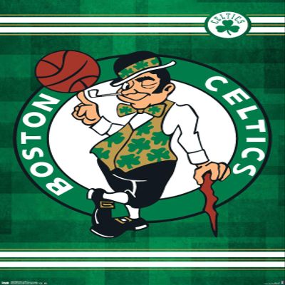 Trends International NBA Boston Celtics - Logo 14 Wall Poster, 14.725" x 22.375", Premium Unframed Version