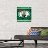 Trends International NBA Boston Celtics - Logo 14 Wall Poster, 14.725" x 22.375", Premium Unframed Version view 2