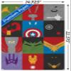 Trends International Marvel Comics - Avengers - Minimalist Grid Wall Poster, 14.725" x 22.375", Premium Poster & Mount Bundle view 3