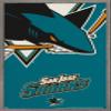 Trends International NHL San Jose Sharks - Logo 14 Wall Poster, 22.375" x 34", Barnwood Framed Version view 1