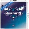 Trends International NBA Charlotte Hornets - Logo 14 Wall Poster, 14.725" x 22.375", Premium Poster & Mount Bundle view 3