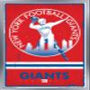 NFL New York Giants - Retro Logo 15 Wall Poster, 22.4L" x 14.7W", Silver Framed Version view 1