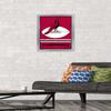 Trends International NFL Arizona Cardinals - Retro Logo 15 Wall Poster, 22.4L x 14.7W, Silver Framed Version view 2