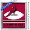 Trends International NFL Arizona Cardinals - Retro Logo 15 Wall Poster, 22.4L x 14.7W, Silver Framed Version view 3