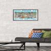 Trends International Nickelodeon Spongebob - Every Character Ever 19 Wall Poster, 14.725" x 22.375", Barnwood Framed Version view 2