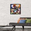 Trends International My Hero Academia-Faces Wall Poster, 14.725" x 22.375", Black Framed Version view 2