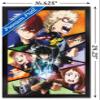 Trends International My Hero Academia-Faces Wall Poster, 14.725" x 22.375", Black Framed Version view 3