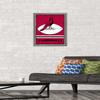 Trends International NFL Arizona Cardinals - Retro Logo 15 Wall Poster, 22.4L x 14.7W, Barnwood Framed Version view 2