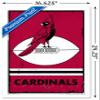 Trends International NFL Arizona Cardinals - Retro Logo 15 Wall Poster, 22.4L x 14.7W, White Framed Version view 3