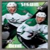 Trends International NHL Dallas Stars - Tyler Seguin and Jamie Benn 14 Wall Poster, 22.375" x 34", Barnwood Framed Version view 1