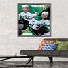 Trends International NHL Dallas Stars - Tyler Seguin and Jamie Benn 14 Wall Poster, 22.375" x 34", Barnwood Framed Version view 2