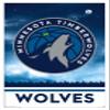 Trends International NBA Minnesota Timberwolves - Logo 18 Wall Poster, 14.725" x 22.375", White Framed Version view 1
